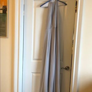 Beautiful gray wedding dress